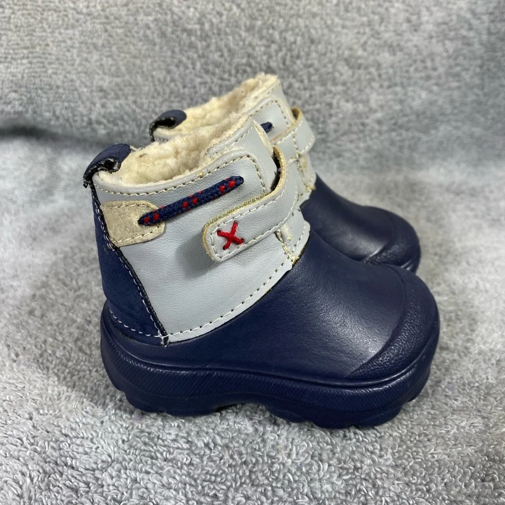 Crib Shoes Boots Size 2 Blue Baby‎